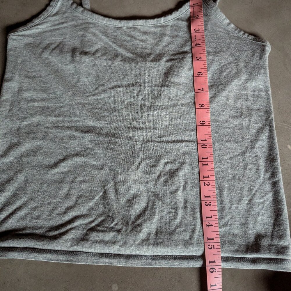 Everlane The Supima® Form Spaghetti Strap Cami | M / Mid Heather Grey - Picture 15 of 16